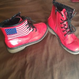 American flag boots